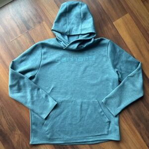 Youth Unisex‎ Carhartt Hoodie Blue Size 14 XL